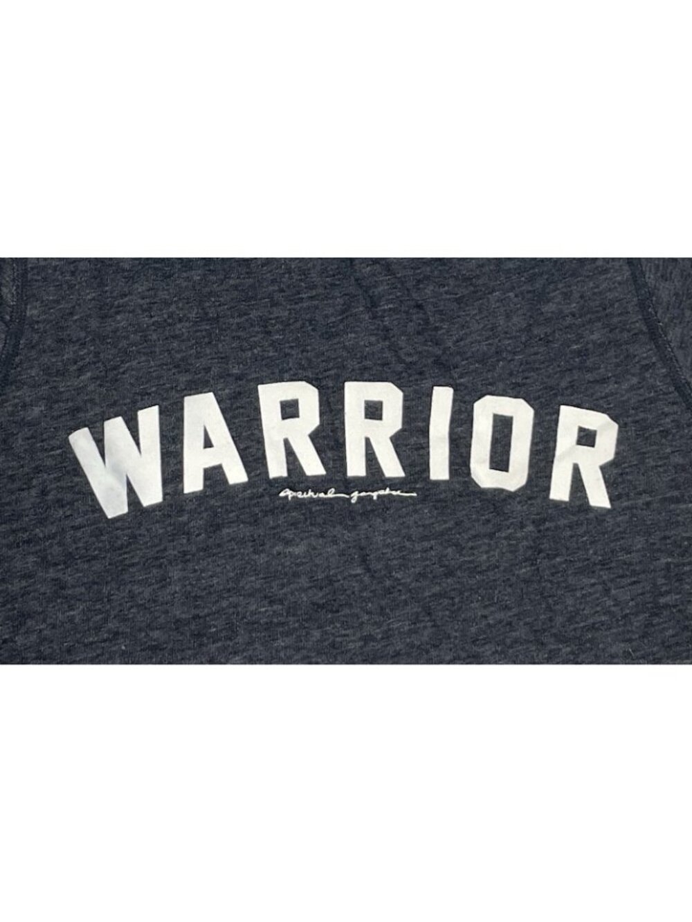 Spiritual Gangster Kids WARRIOR Graphic Pullover Lightweight Sweatshirt Gray - Picture 3 of 5